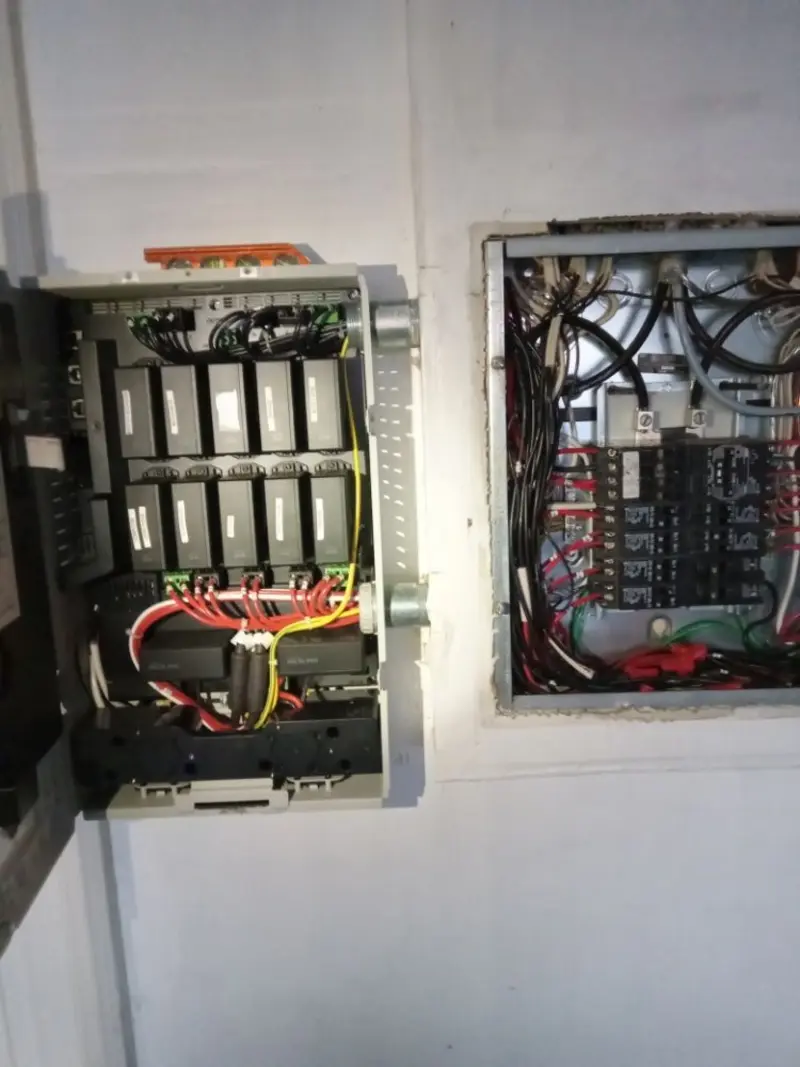 Electrical panel upgrade completed for Security Camera Wiring in Elmwood Park